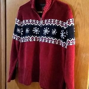 VanHeusen snowflake sweater